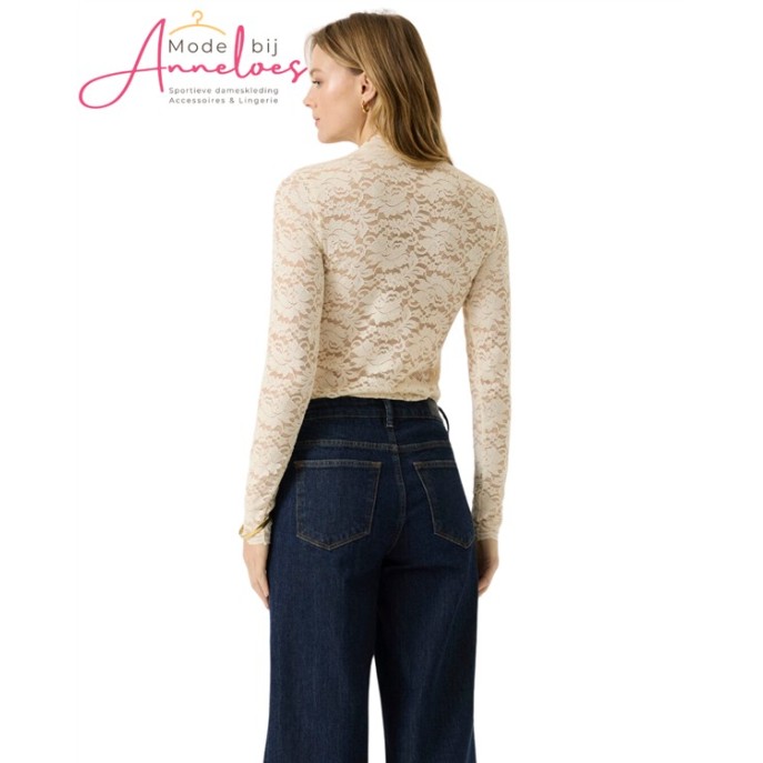 Garcia kanten top Z0075 Offwhite Garcia kanten top Z0075 Offwhite